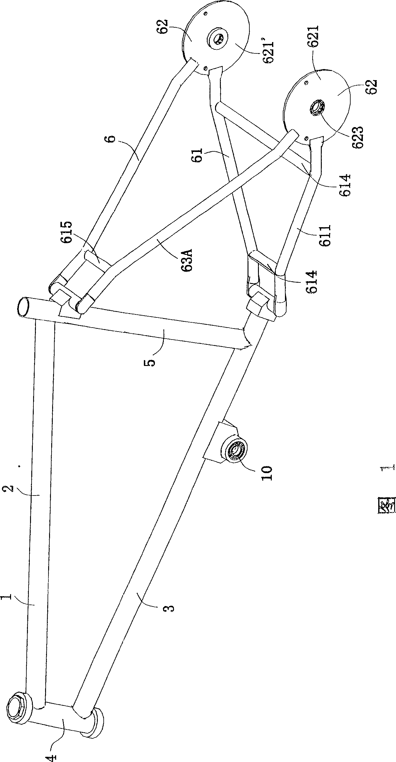 Light weight tricycle