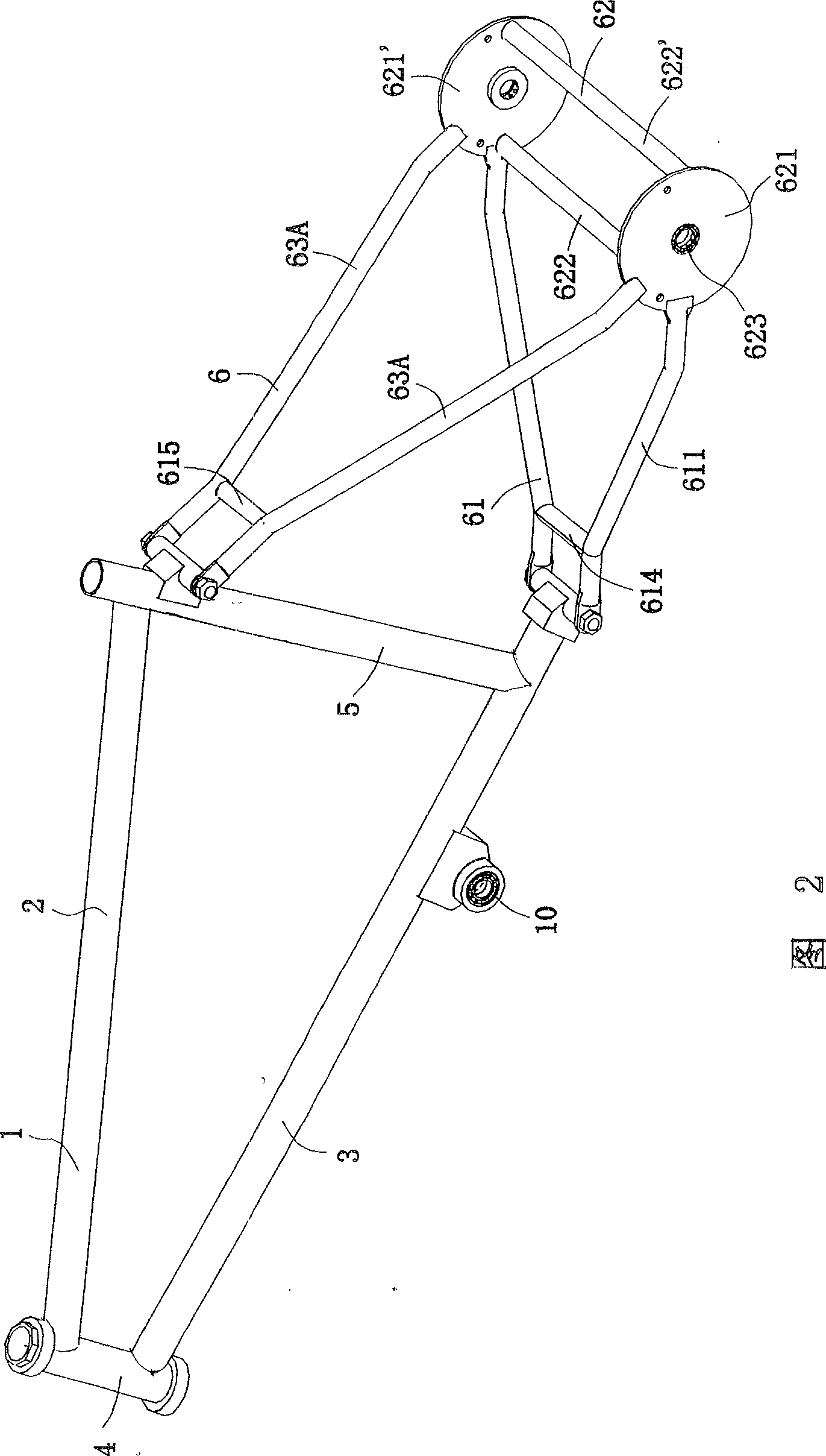 Light weight tricycle