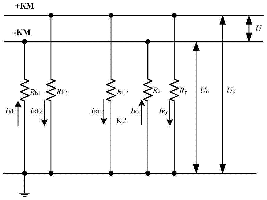 A substation DC power supply system with a grounding inspection line selection and verification mechanism