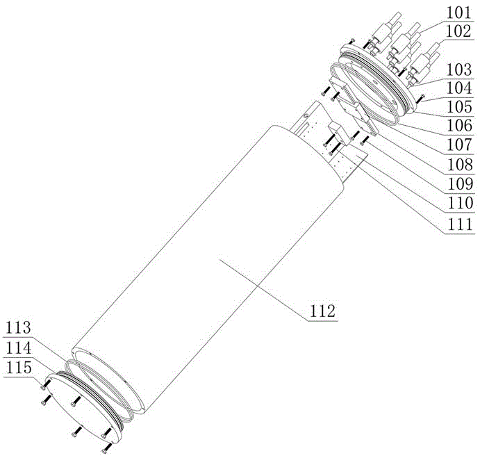 Seabed medium-voltage direct-current power distribution device