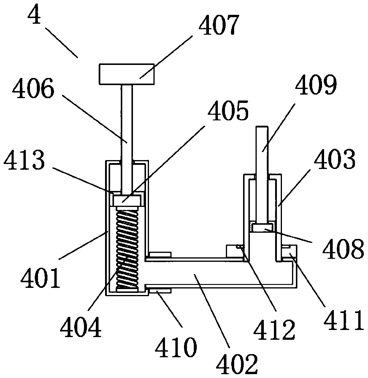 Seedling raising box convenient for seedling lifting for white peach planting