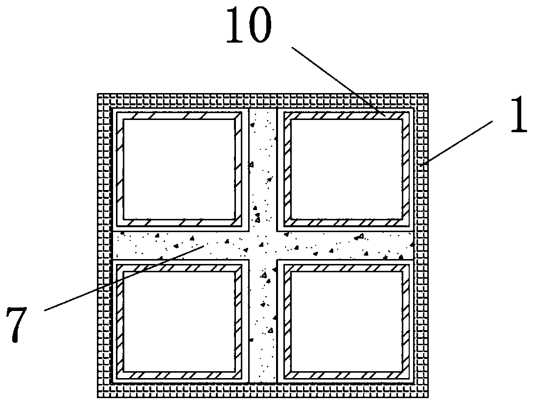 Seedling raising box convenient for seedling lifting for white peach planting