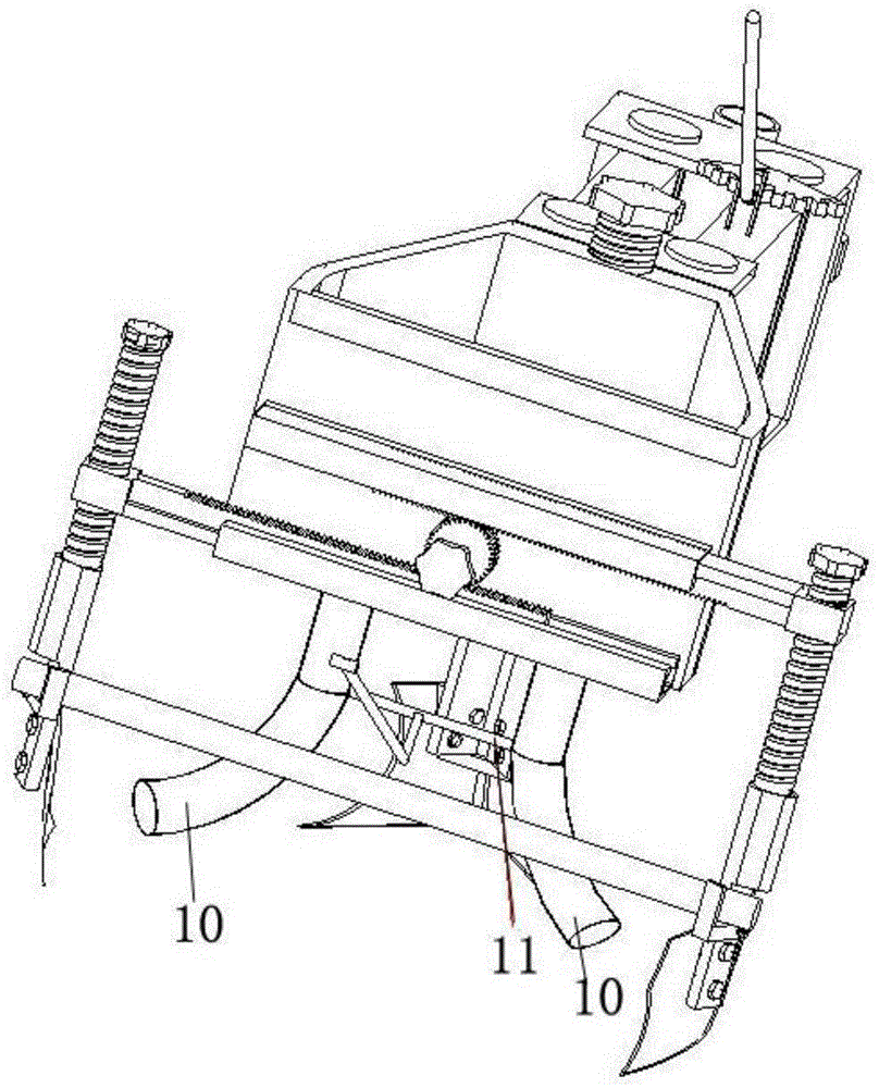 Ploughing and ridging plough and ploughing and fertilizing integrated machine