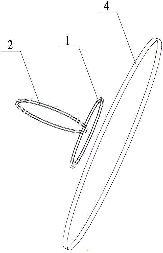 Probe of eddy current sensor and eddy current sensor