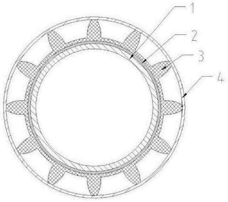 Device for lateral displacement control during integral buckling of submarine pipeline