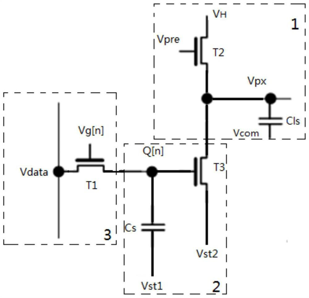 Control circuit and control method for liquid crystal pixel