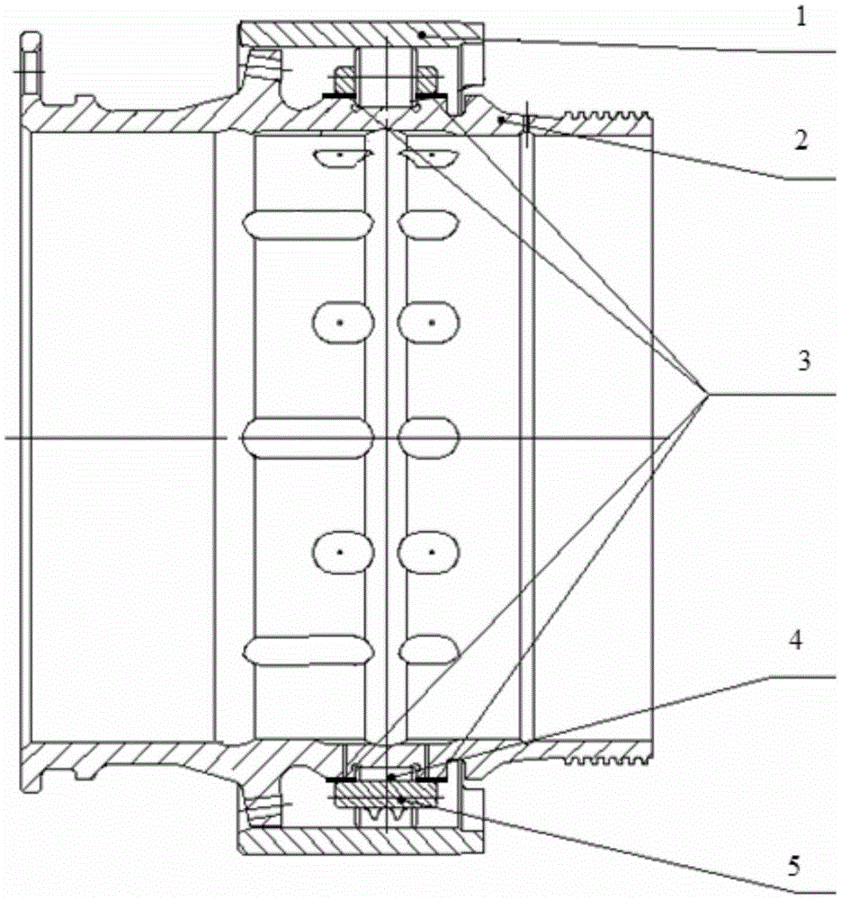 Method for adding wear-resistant coating on M50NiL material bearing guidance surface