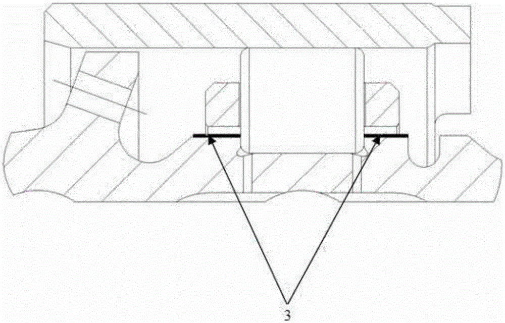 Method for adding wear-resistant coating on M50NiL material bearing guidance surface