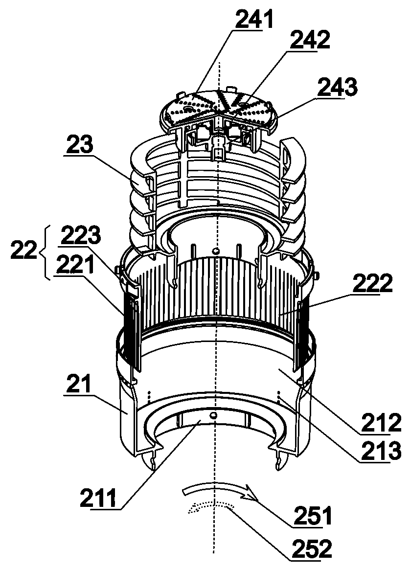 Juicer capable of automatically discharging residues