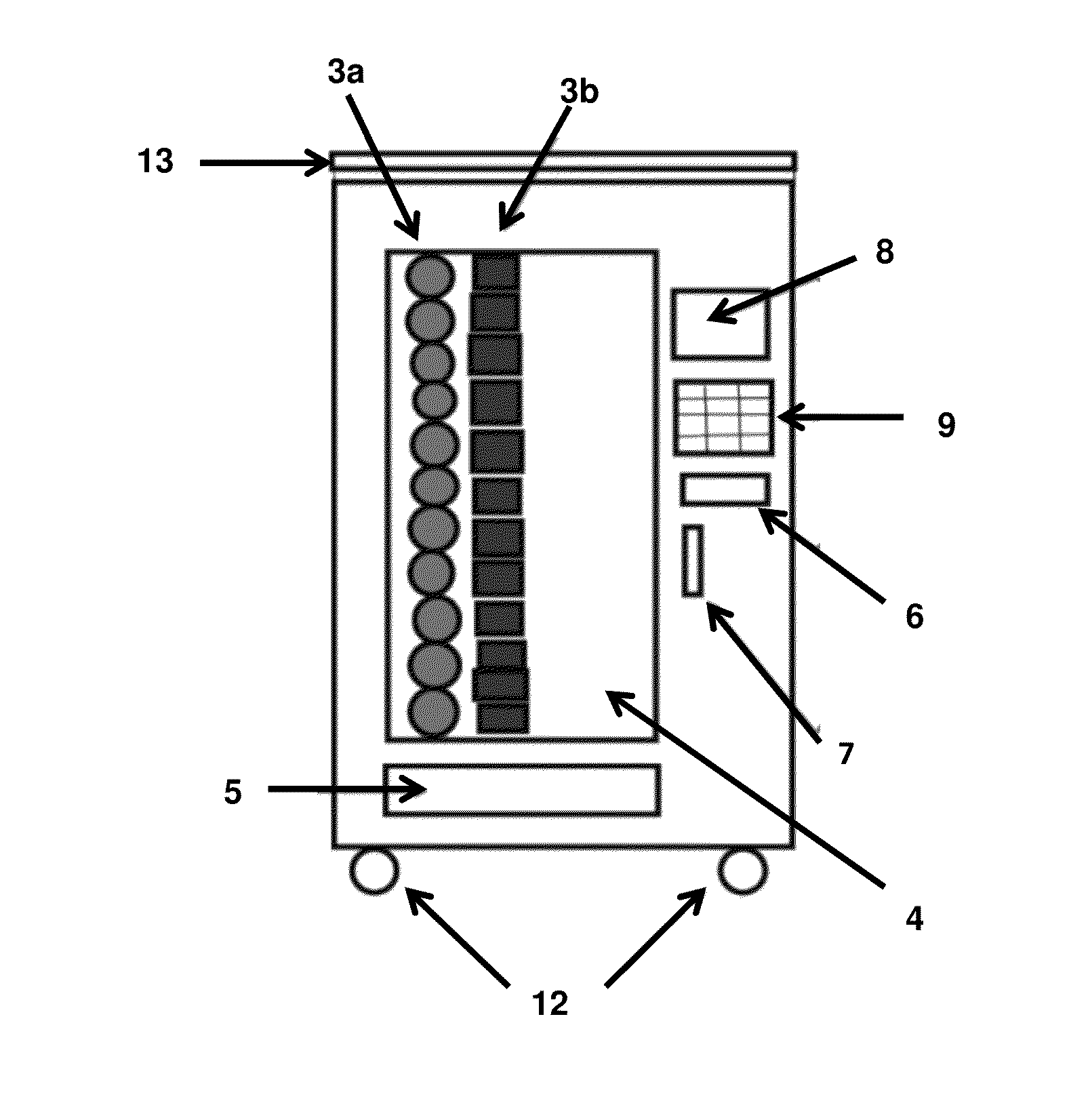 Snack and Food Dispenser for Commercial Aircraft Use