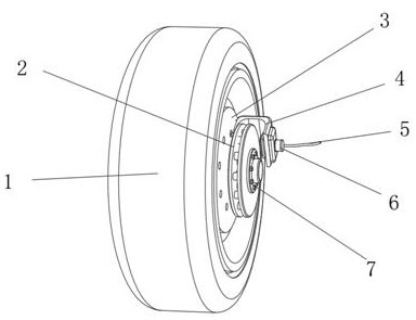 New energy automobile brake system