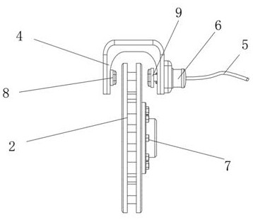 New energy automobile brake system