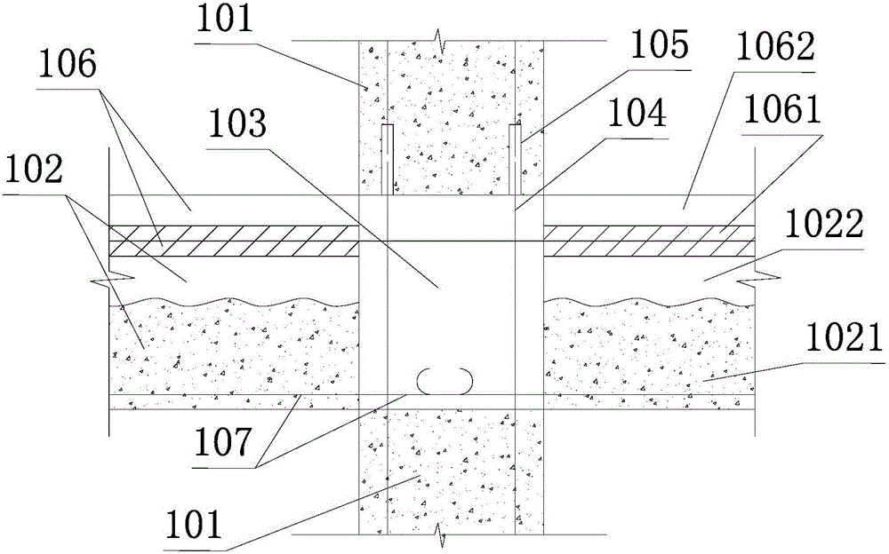 Connecting structure and method for precast column and beam and slab joints of concrete frame structure