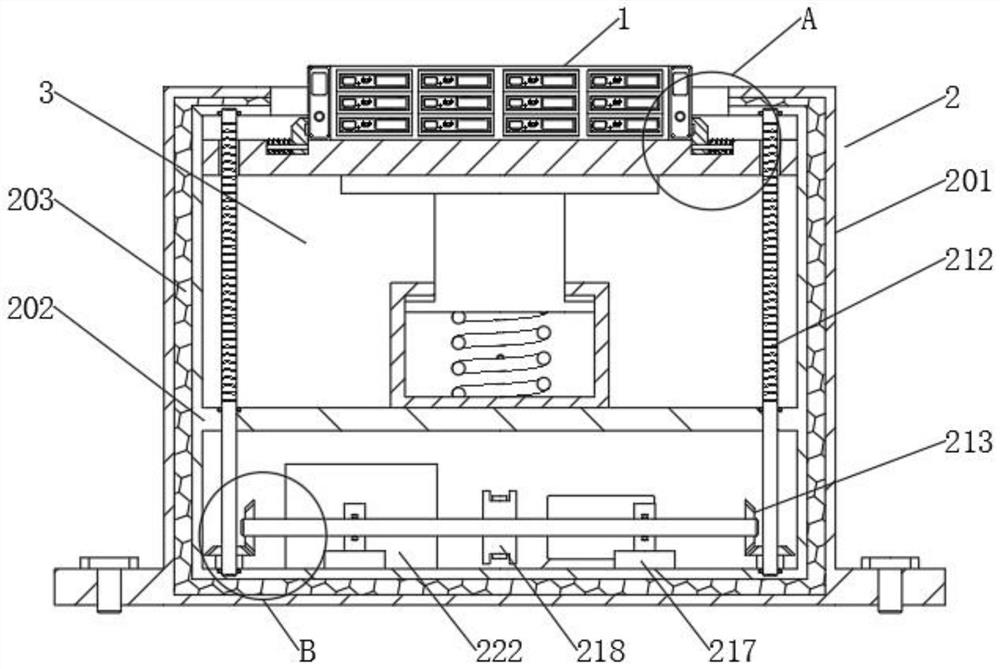 Medical data storage equipment with anti-theft self-protection function