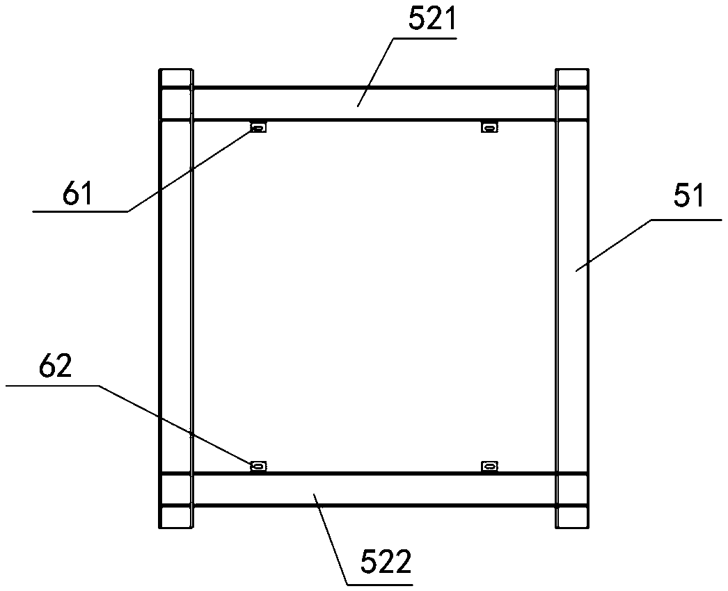 Externally-hung infilled wall structural system of steel framework, assembly-type infilled wallboard and construction method