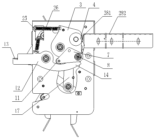 Anti-scrabbling door vane structure for elevator