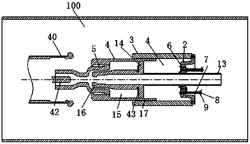 Self-energy arc extinguishing chamber and circuit breaker employing same