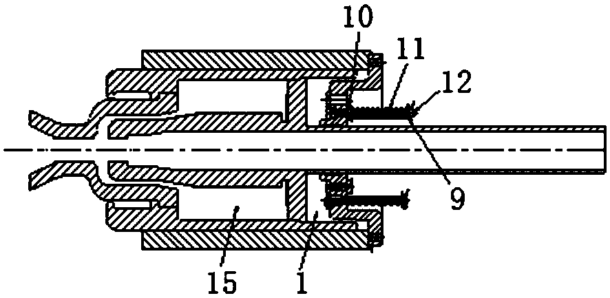 Self-energy arc extinguishing chamber and circuit breaker employing same