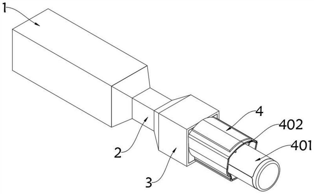 Mouth-holding nozzle structure of atomization inhaler