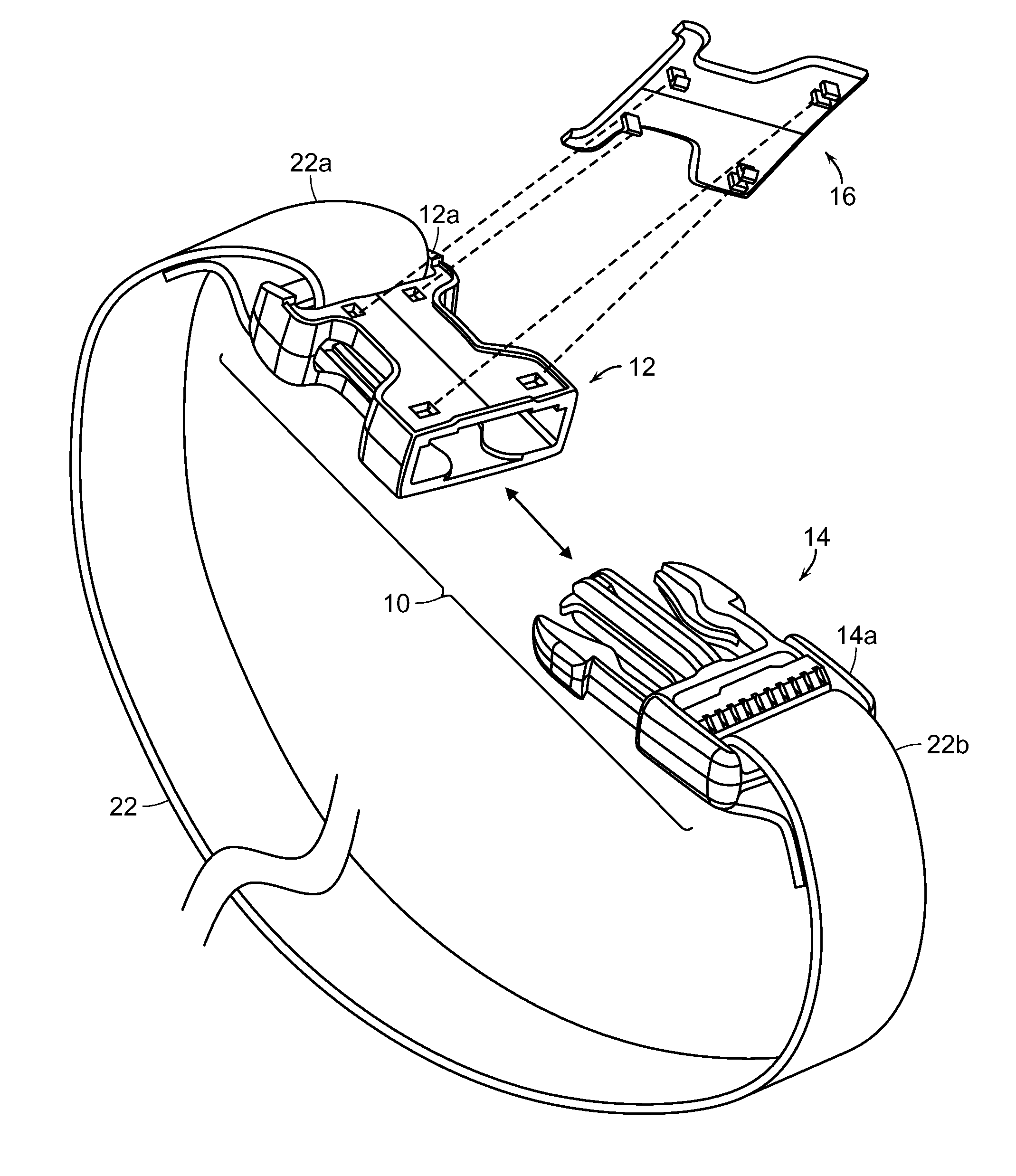 Buckle assembly with interchangeable face member