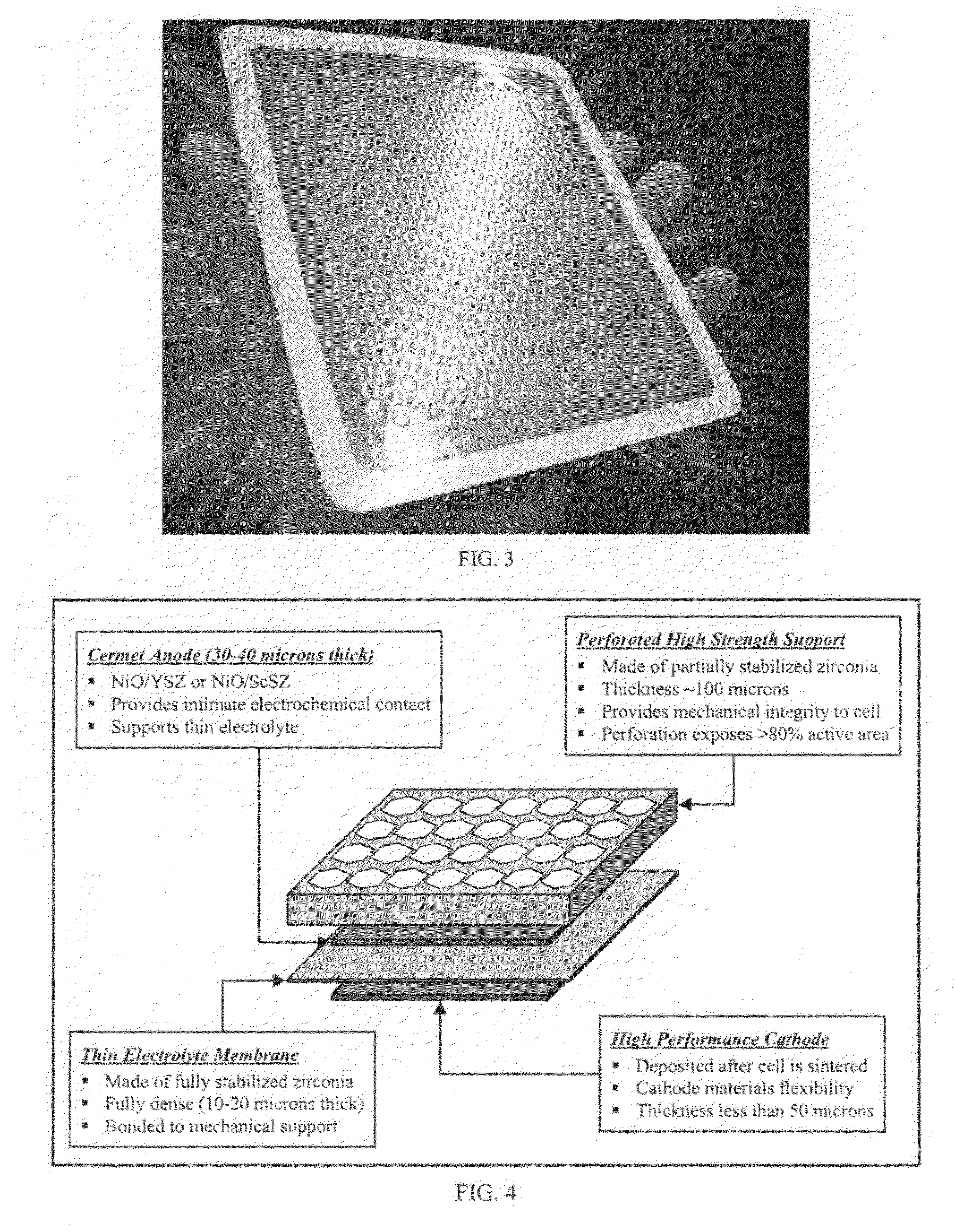 High performance multilayer electrodes for use in oxygen-containing gases