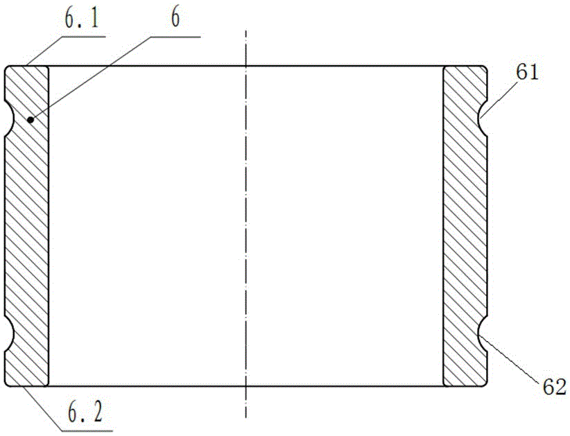 Face-to-face matched angular contact ball bearing and matching method thereof