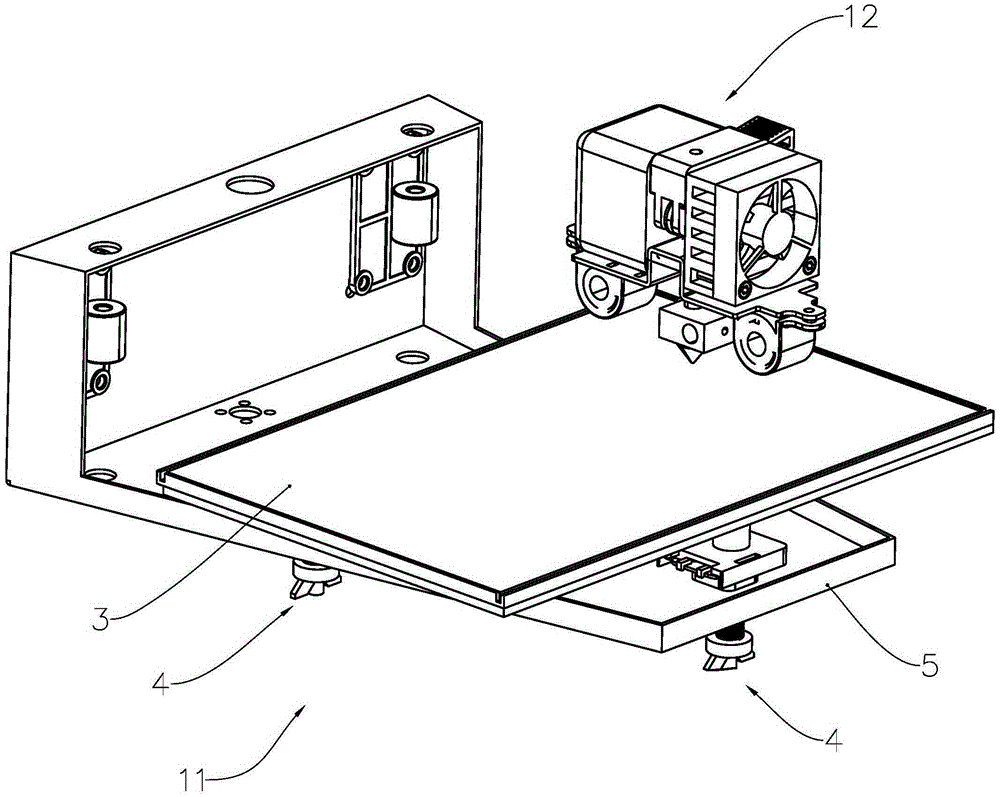 Three-dimensional printing platform adjusting method and three-dimensional printer