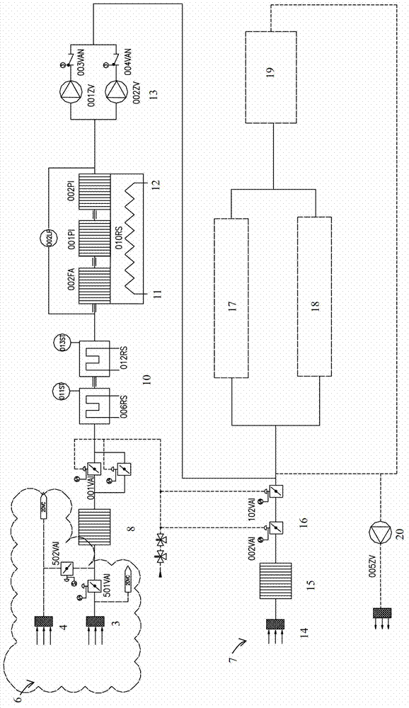 Emergency fresh air pipeline of ventilation system of main control room of nuclear power station