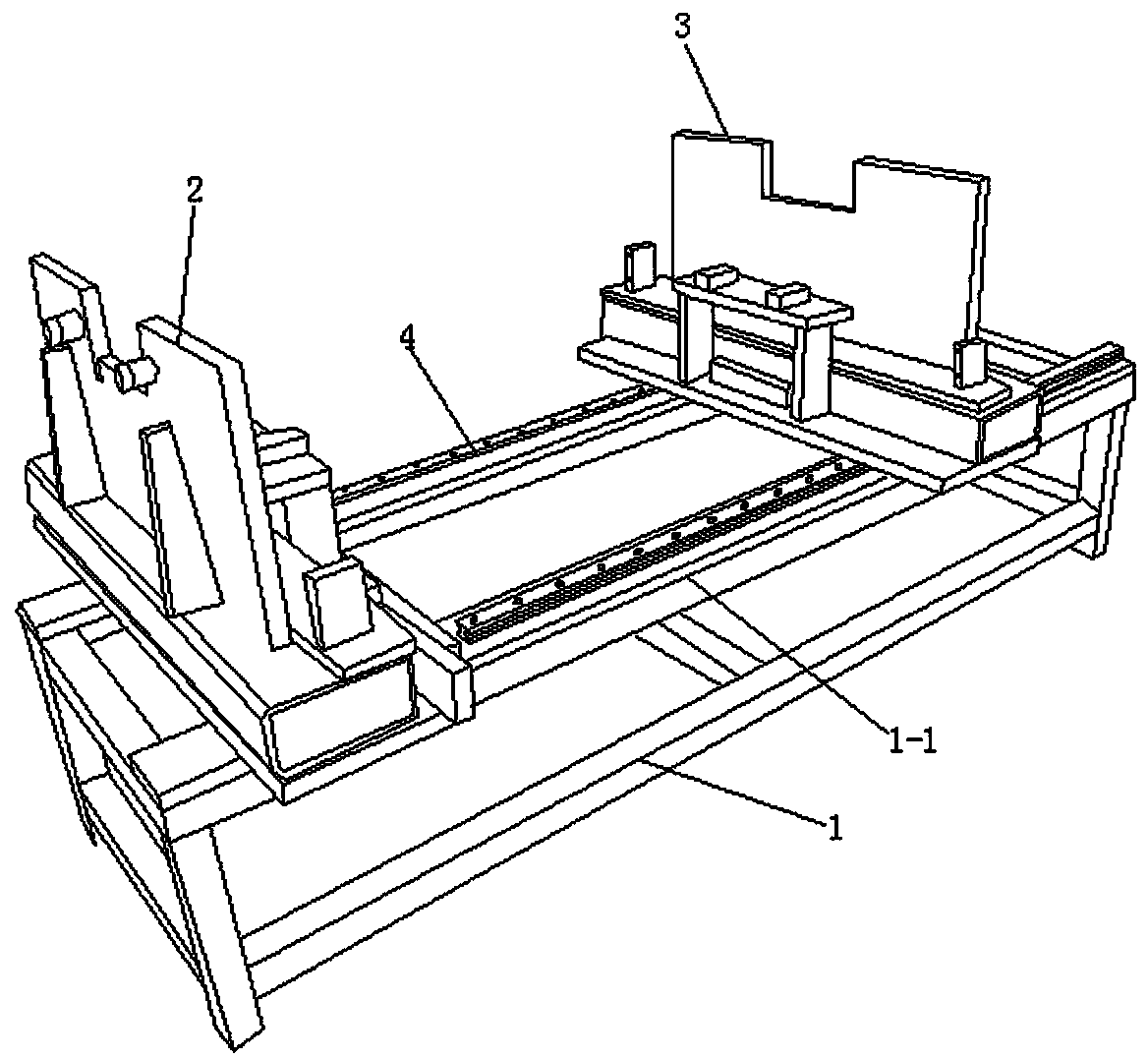 Elevator lift car platform welding tooling