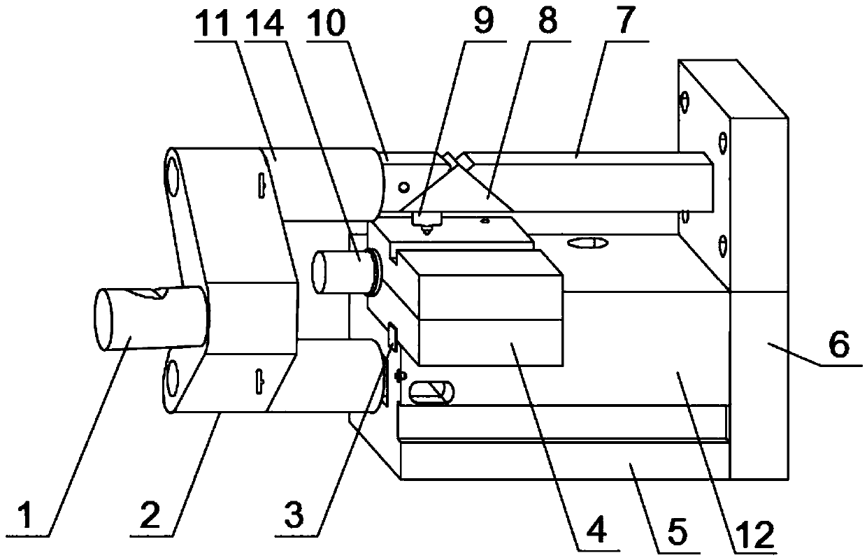 A kind of embossing device for multi-process structure forming