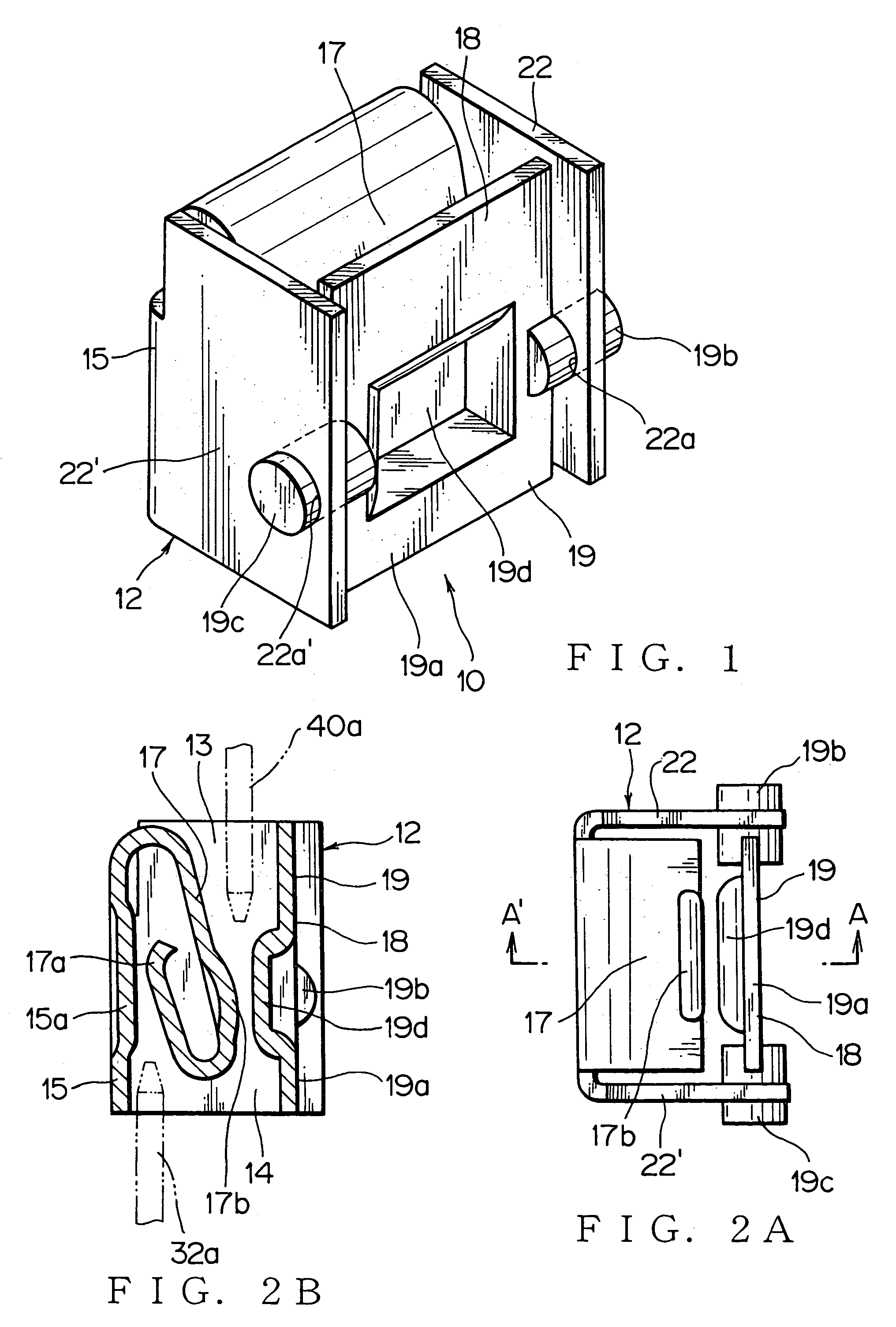 Junction socket with a moveable contact piece