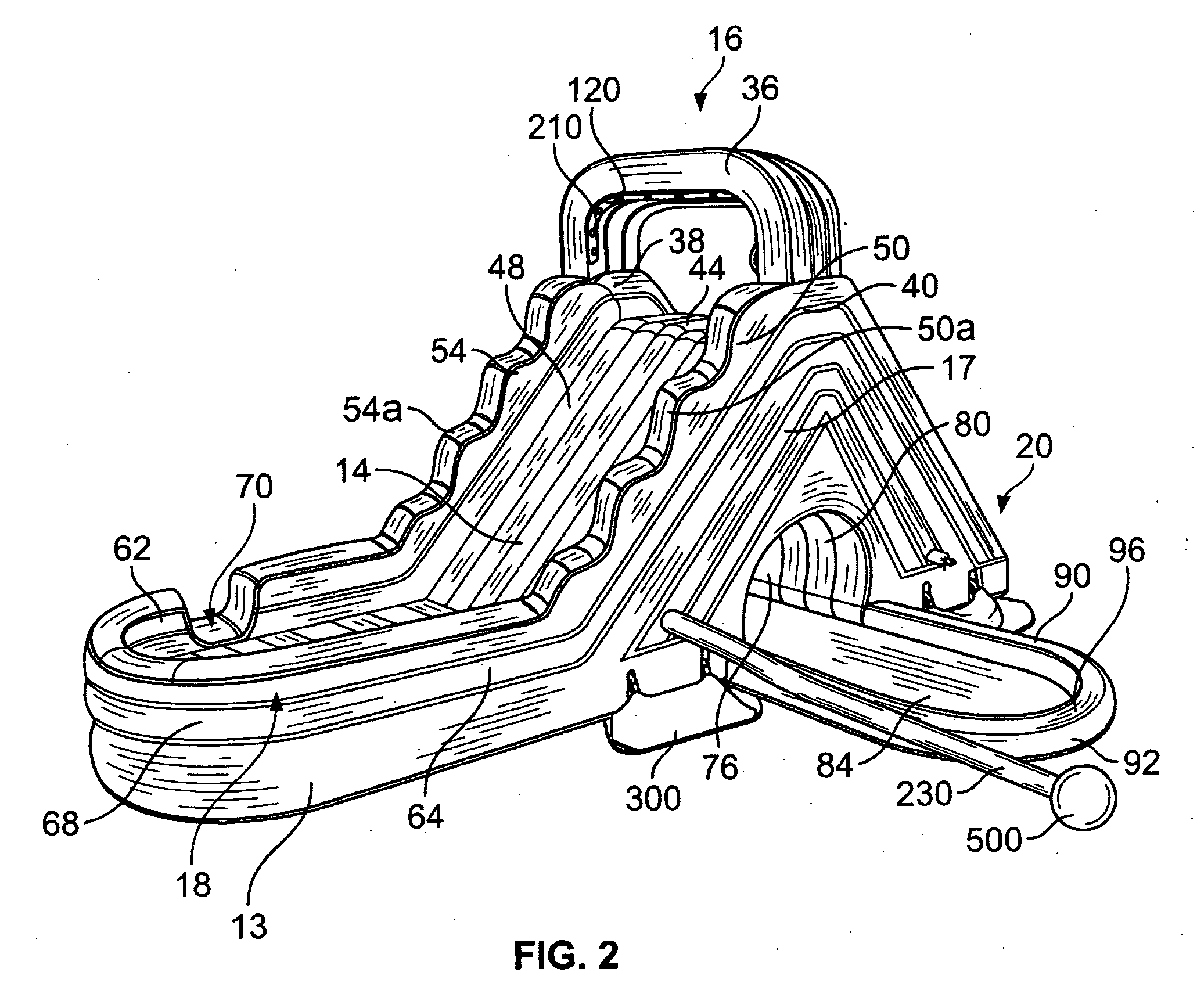 Inflatable car-wash-configured water toy and method