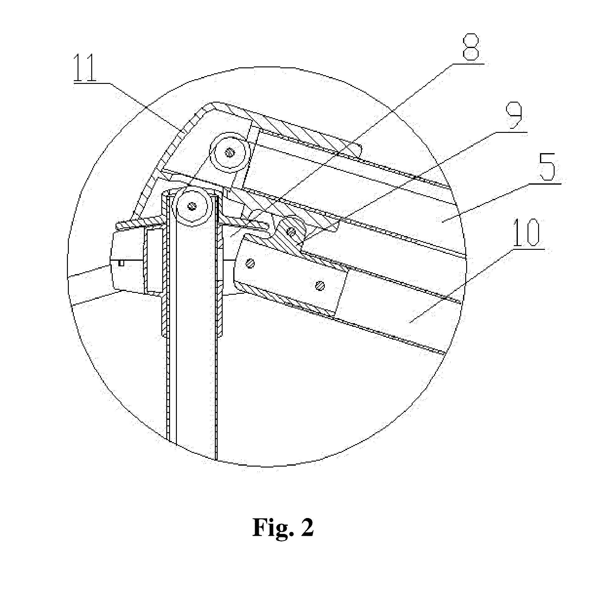 Sunshade umbrella capable of adjusting umbrella surface angle