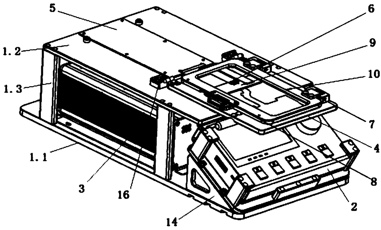 Portable electronic screen turnover test fixture