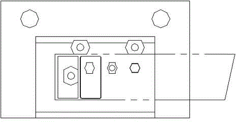 Oil pipe supporting hole punching, side turning and blanking continuous die