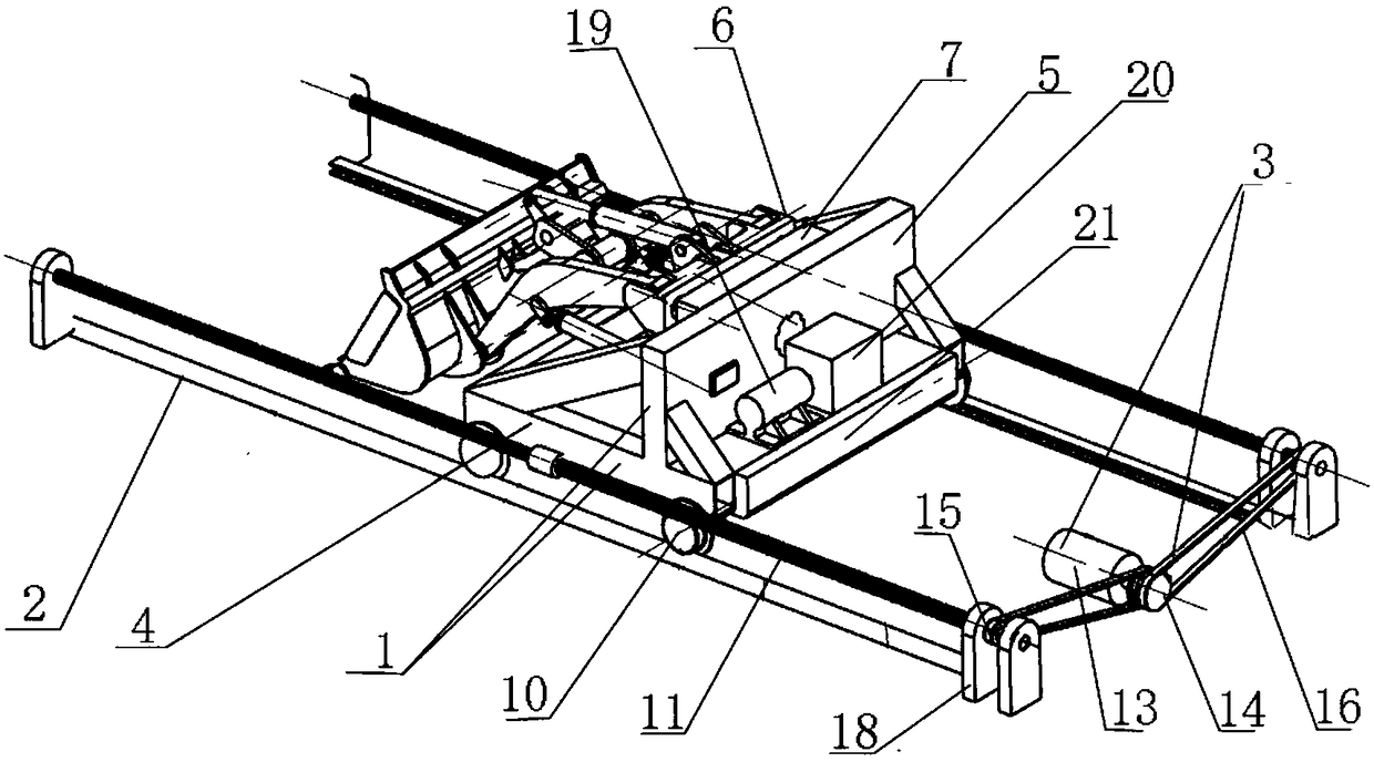 Loader testing experiment table based force sensor arranging method and operation resistance testing method