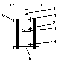 Spring energy-storage brake cylinder restorer