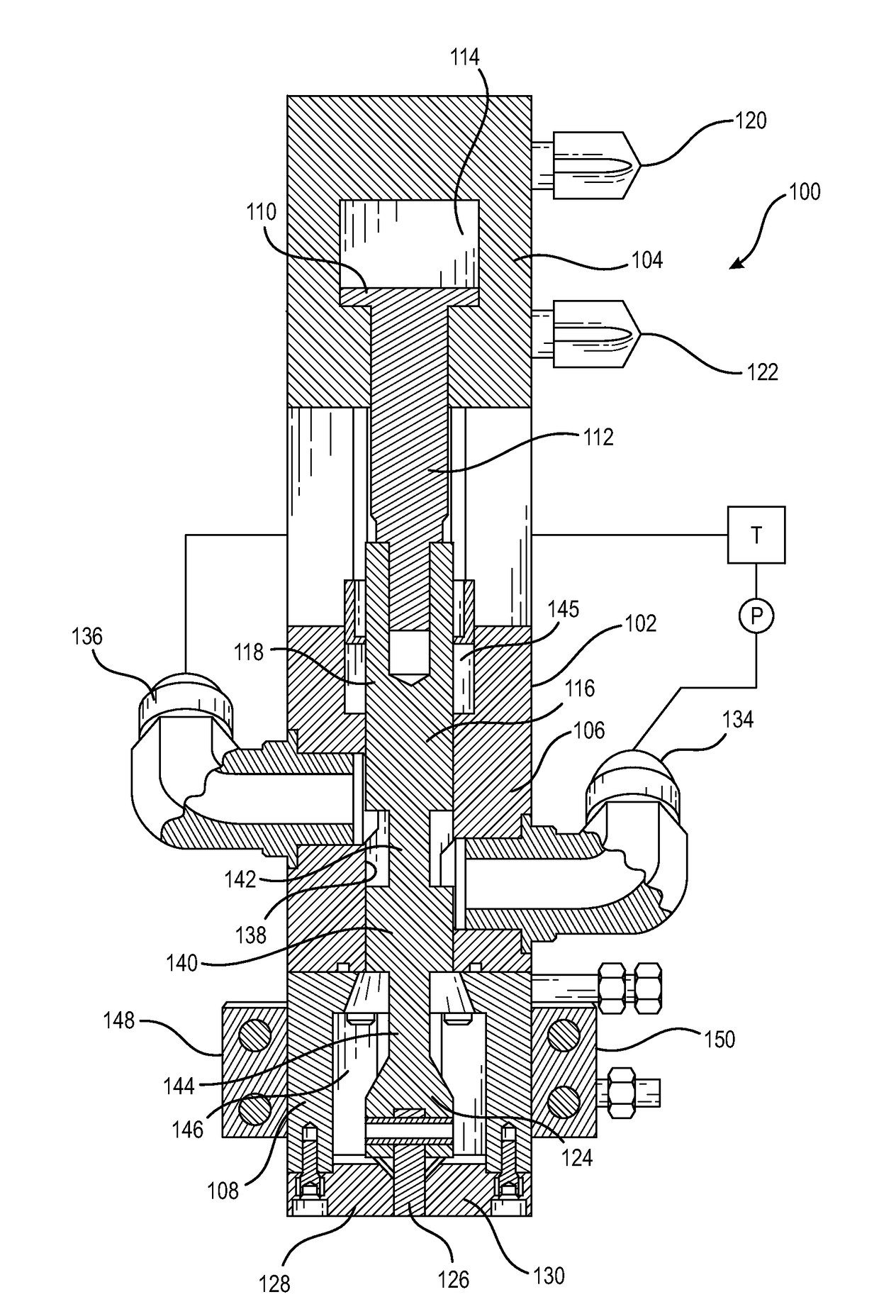 Plunger-type dispensing valve for the rapid deposition of adhesive to road pavement surfaces for enabling the fixation of pavement markers to road pavement surfaces