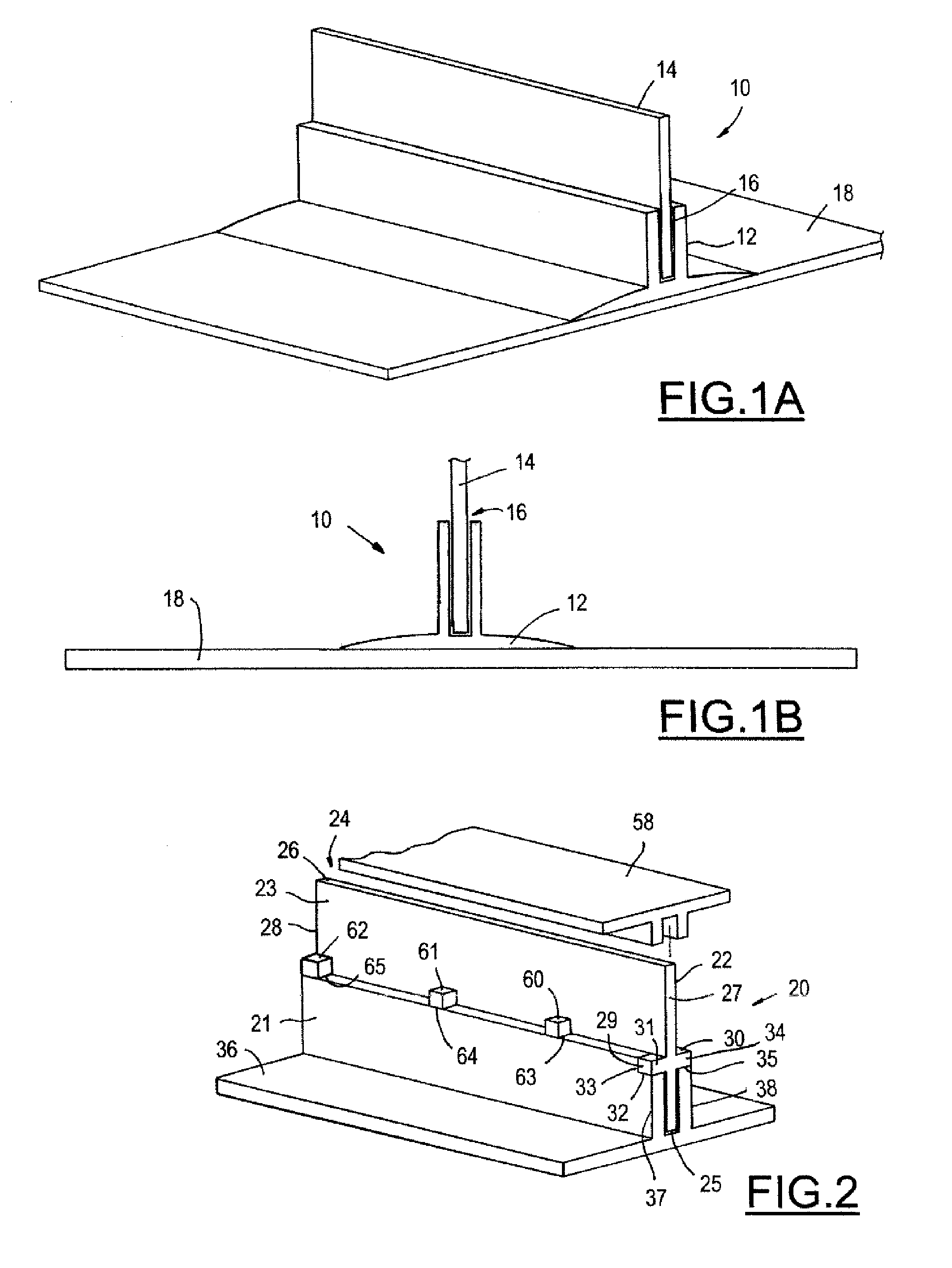 Self-locating feature for a pi-joint assembly