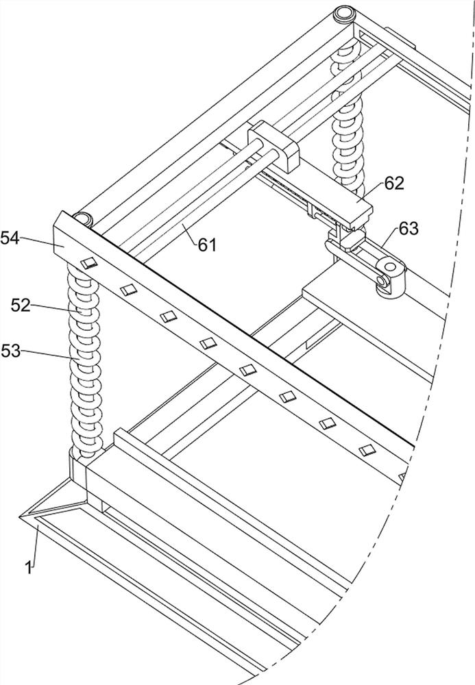 Auxiliary cutting treatment device for longitudinal cutting line