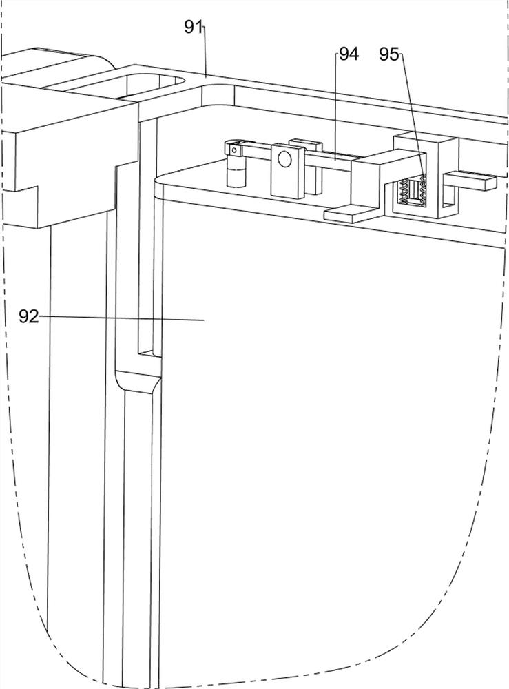 Auxiliary cutting treatment device for longitudinal cutting line