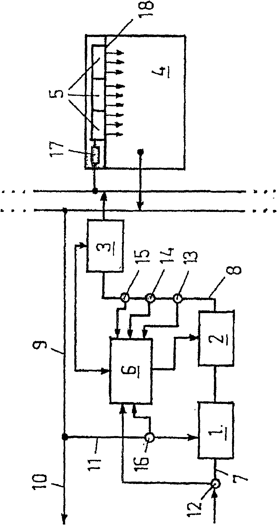 System for influencing and treating the air of at least one room