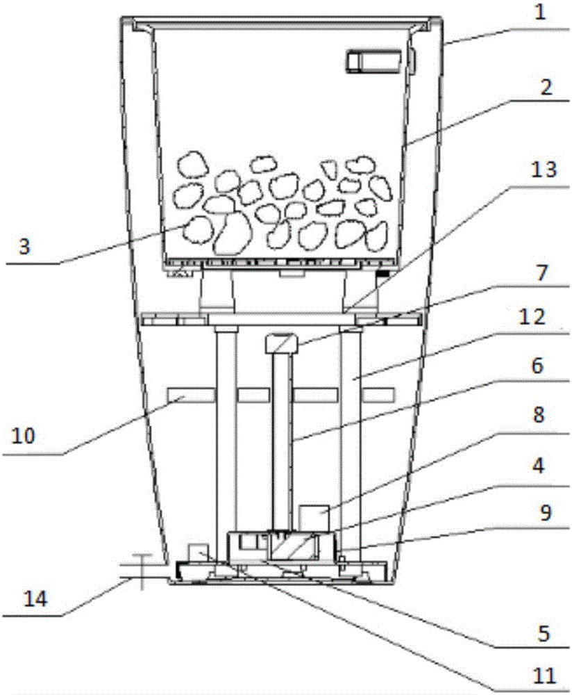 Temperature-controllable plant planting device