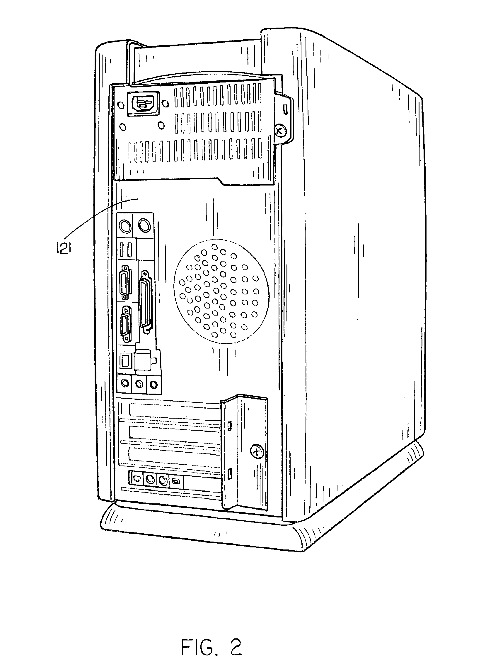 Integrated drive panel for a computer case