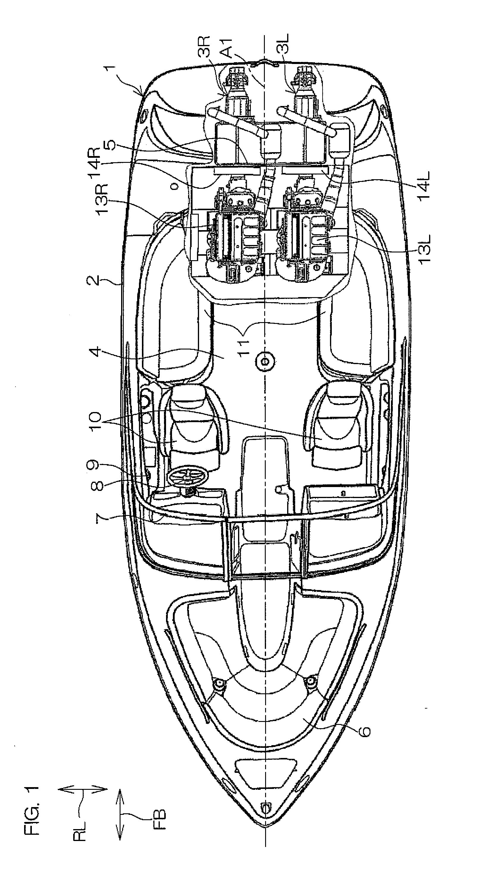 Water jet propulsion watercraft