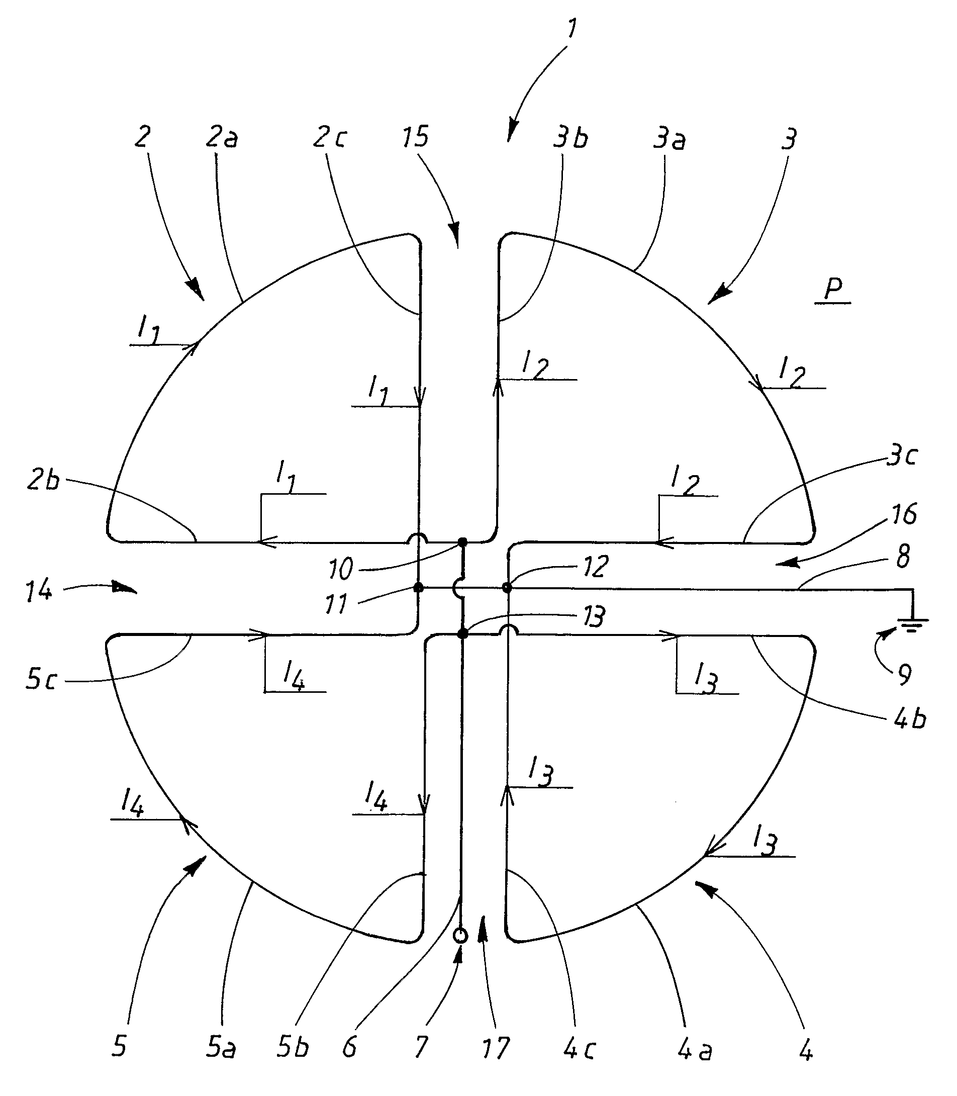 Triple polarized clover antenna with dipoles