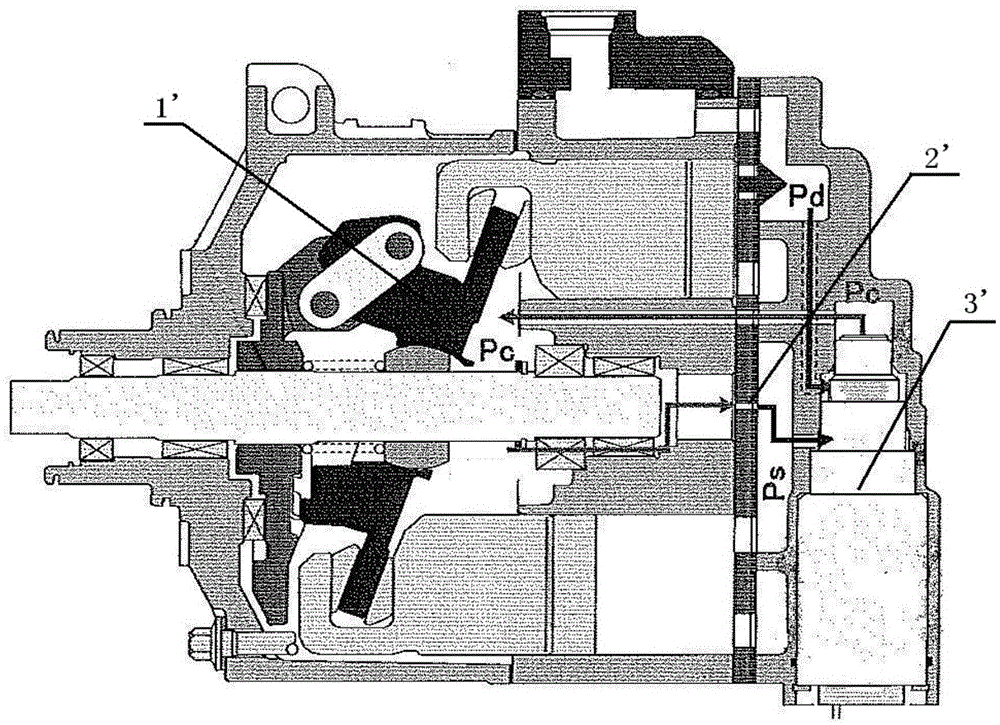 Control valve for swash-plate type variable displacement compressor