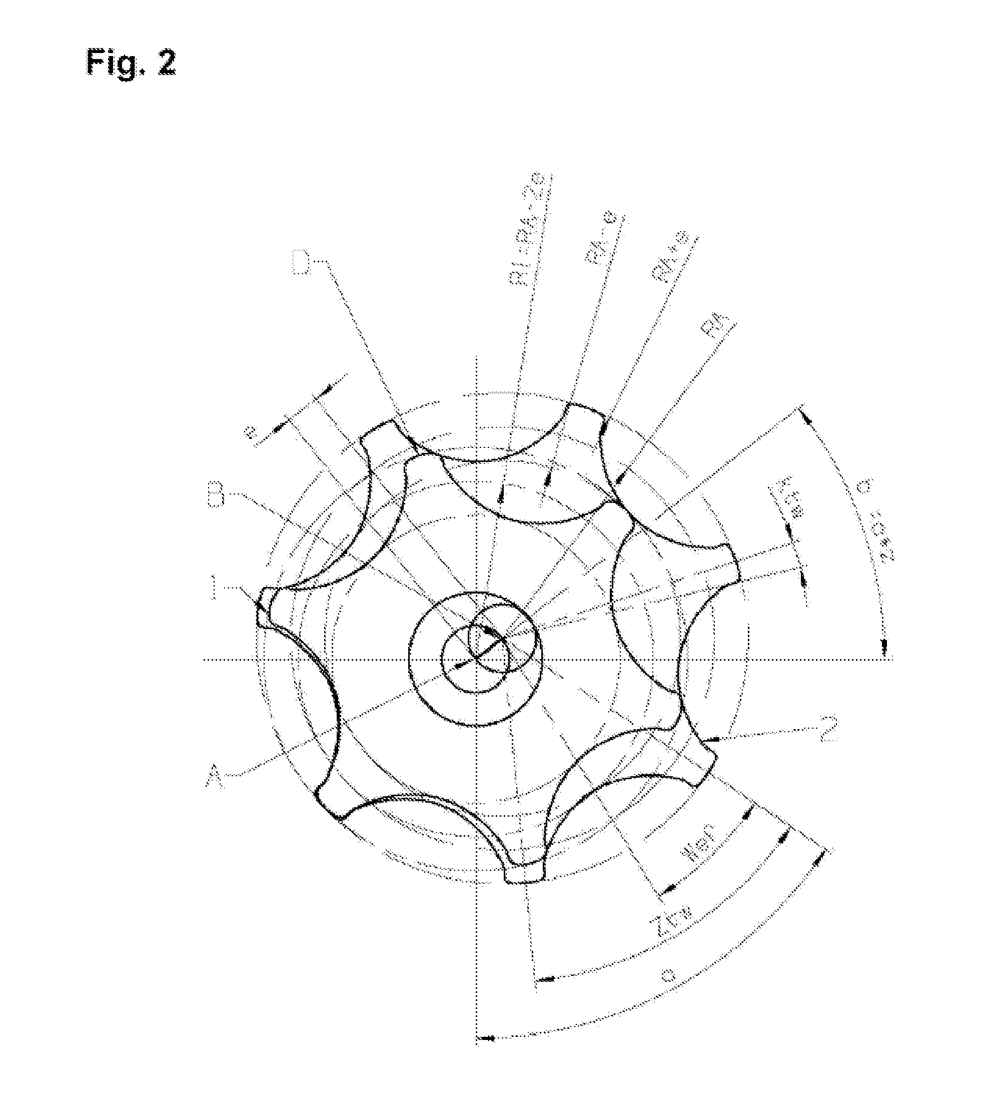 Method for producing the tooth shape of the inner and outer ring of an annular gear machine and toothed ring produced by means of said method