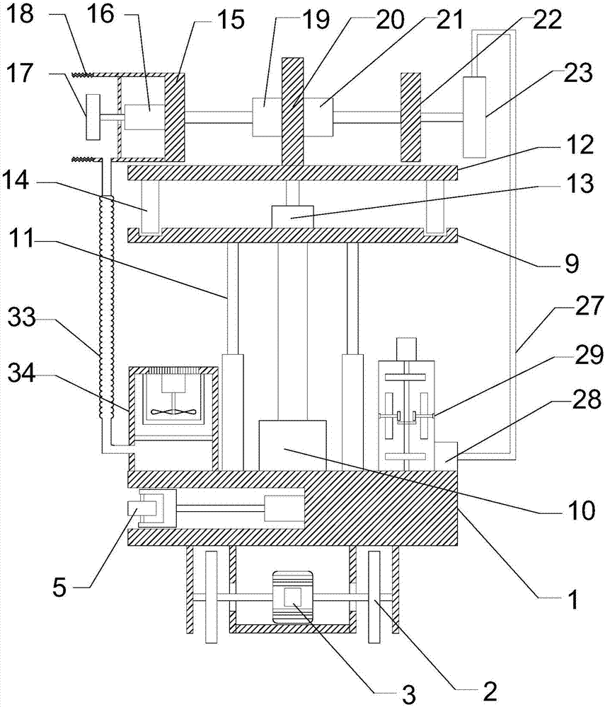 Multifunctional wall surface treatment device for buildings