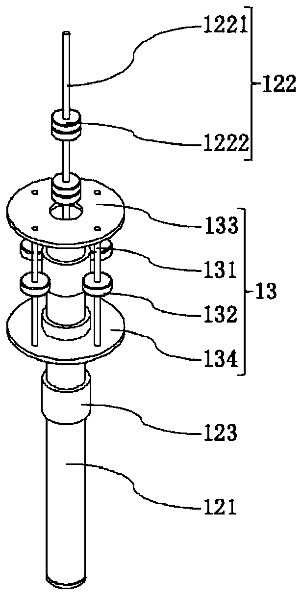 Multi-stable electromagnetic wave energy absorption unit and parallel type wave energy absorber